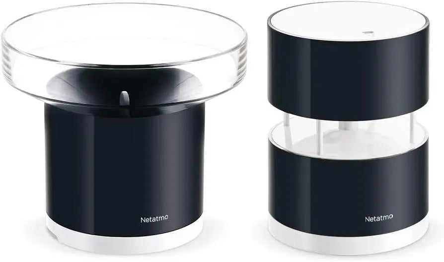 Wetterstation, Regenmesser, Windmesser, Funkwetterstation, WLAN, kabellos, für die Netatmo Smarte Wetterstation + WLAN + Kabellos +