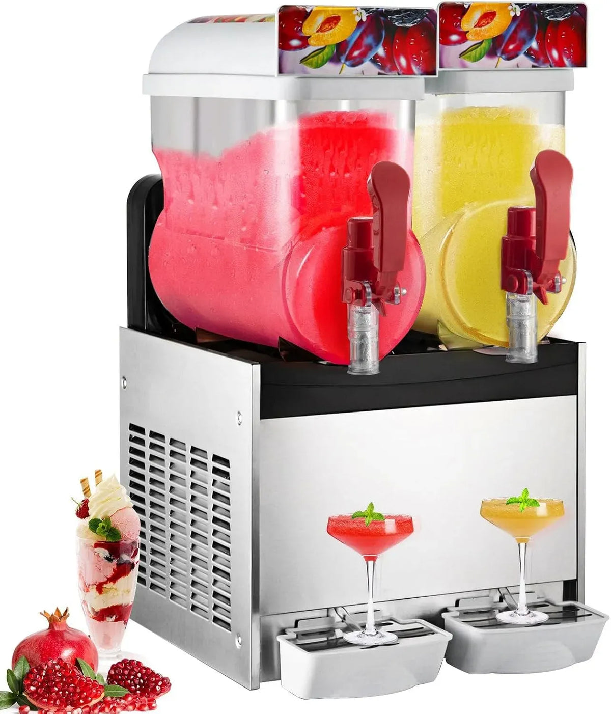 Slush Maschine, Slushy Maker, Slush-Eisbereiter, 15 L, 700 W, für Zuhause