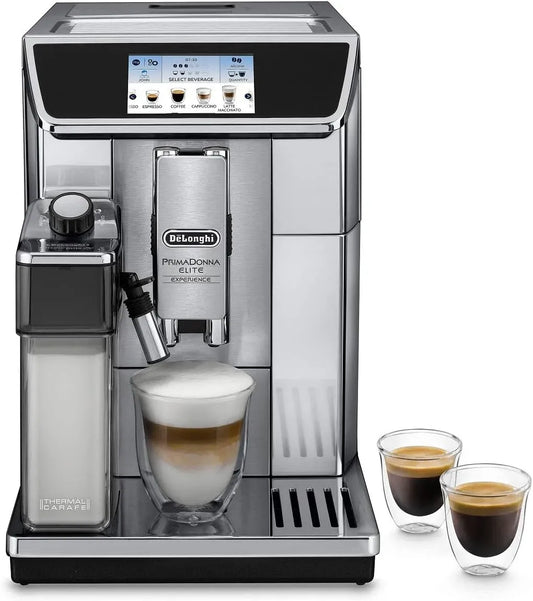 De'Longhi ECAM 650 ECAM650.85 Milchaufschäumer, 1 L, Milchschäumer, Edelstahl, Silber, 18/8 Edelstahl