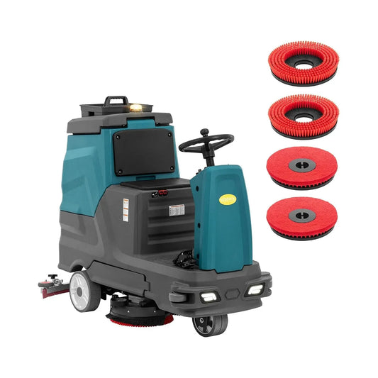 90-l-Frisch 100-l-Schmutzwassertank Aufsitz-Scheuersaugmaschine, Reinigungsmaschine, Kehrsaugmaschine, Schrubbmaschine, 96 cm, 5200 m