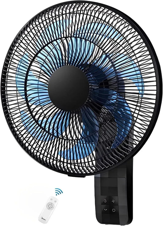 Ventilator, 42 cm, Timer, 3 Geschwindigkeiten, An Der Wand Montierbar Für Den Einsatz In Privathaushalten, Timer-Funktion, 3 Geschwindigkeitsstufen