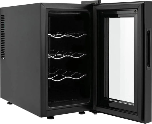 Weinkühlschrank 8-Flaschen-Weinkeller 25.8x50.2x46.5cm, 23 L, 55 W, Weinkühler, Bar