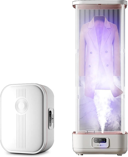 Bügelmaschine, Dampfglätter, Portable, tragbar, 3D-Optik, Wärmefunktion, für Zuhause