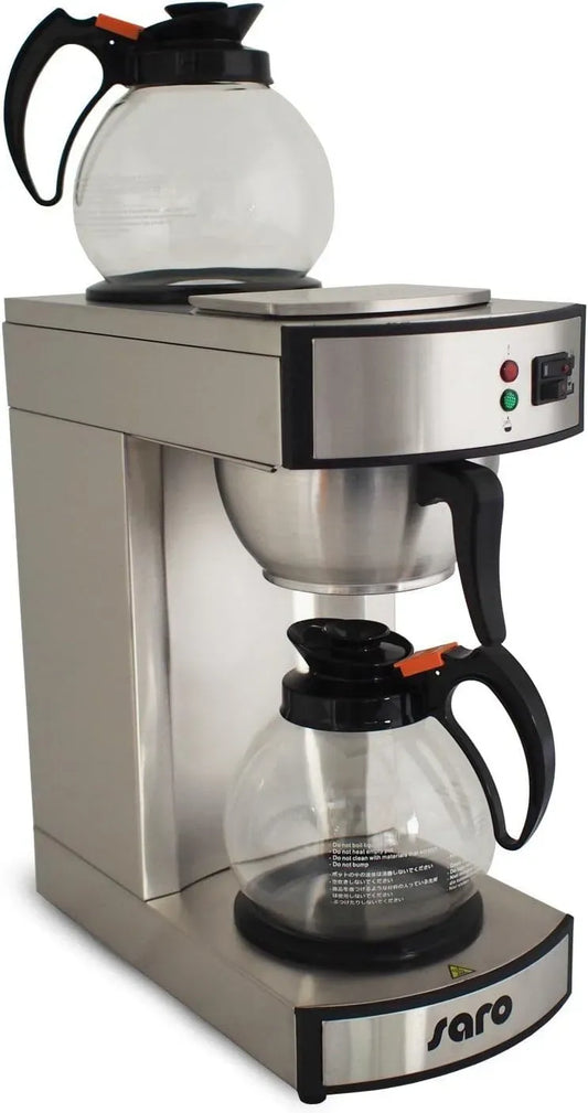 Kaffeemaschine, 1,8 L, SARO B 195, Warmhaltefunktion, Edelstahl, rühzeit 5–6 Min, x T 365 x H 445 mm, Modell MICA K 24 T, Edelstahl/Glas, 2,243 kW