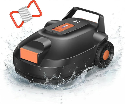 S200 Poolroboter, Poolsauger, Akku, Poolreinigungsroboter, Poolreiniger, 100 m, kabellos, für Flache Böden Pools bis zu 100 m², Redkey