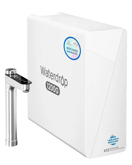 ANSI 58 X12 Umkehrosmoseanlage, Waterdrop X12 Alkalisches Mineral pH+ Umkehrosmoseanlage